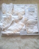 Fransız Dantelli Premium 10lu Hastane Çıkış Seti