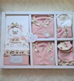 Tavşan Desenli Fırfırlı Premium 10lu Hastane Çıkış Seti - Görsel 4