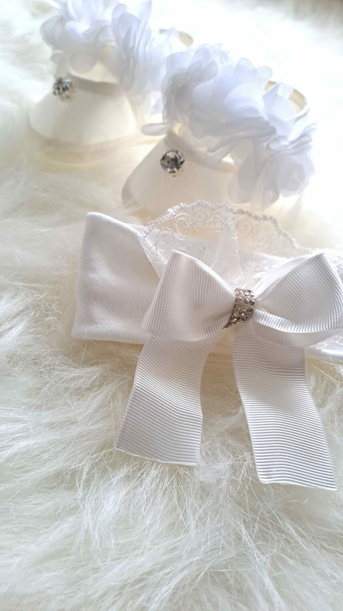 Mevlit Takım Elbisesi Eteği Güpürlü Taşlı Fiyonklu - Görsel 3