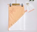 Keseli Silgi Havlu Waffle Kumaş Fisto ve Fiyonk Detaylı - Görsel 2