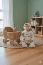 Kız Bebek Kelebekli 4lü Takım