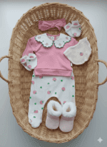 Çilek Yaka Detaylı Saç Bantlı 5li Set - Görsel 2