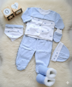 Minik Ayıcıklı Nakış Detaylı 5li Set