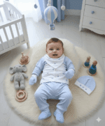 Minik Ayıcıklı Nakış Detaylı 5li Set