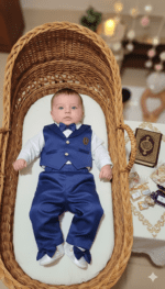 Smokinli Premium Mevlit Takımı Papyonlu Lacivert