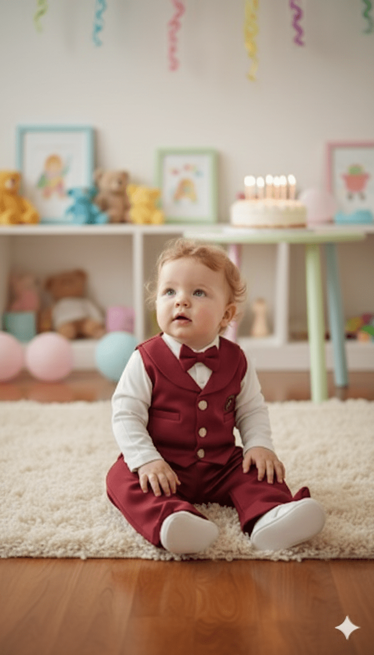 1767322721367 Smokinli Premium Mevlit Takımı Papyonlu Bordo - Görsel 1