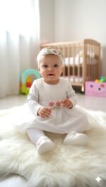 Mevlit Takım Elbisesi Beyaz Renk Tül Detaylı - Görsel 2