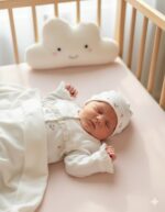 Beyaz Üzeri Renkli Nakış Çiçekli Fırfırlı Premium 10lu Hastane Çıkış Seti - Görsel 3