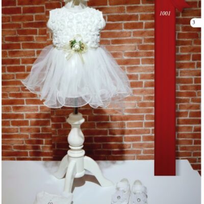 Mevlit Takım Elbisesi Volanlı Etek Gül Detaylı