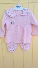 Kız Bebek Çiçekli 2li Takım - Görsel 4