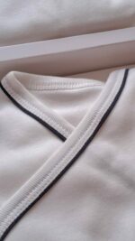 Lacivert Çizgili Bebe Yaka Premium 10lu Hastane Çıkış Seti - Görsel 5