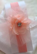 Premium Mevlit Takım Elbisesi Parlak Tüllü Çiçekli Somon - Görsel 7