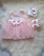 Mevlit Takım Elbisesi Pembe Renk Tül Detaylı