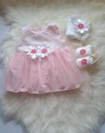 Mevlit Takım Elbisesi Pembe Renk Tül Detaylı - Görsel 3