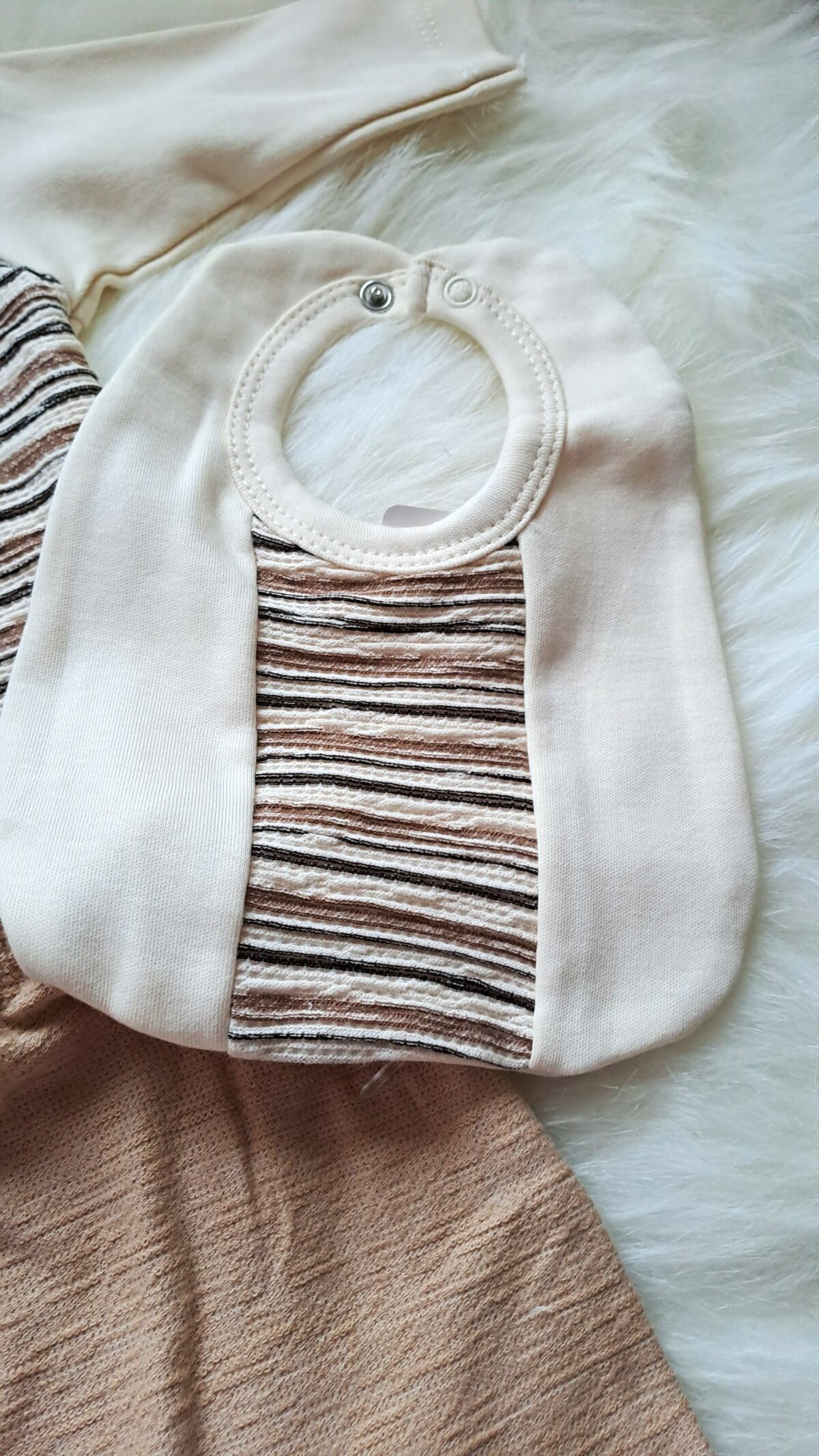 Önden Düğmeli Papyonlu Yelekli 5li Set - Görsel 6