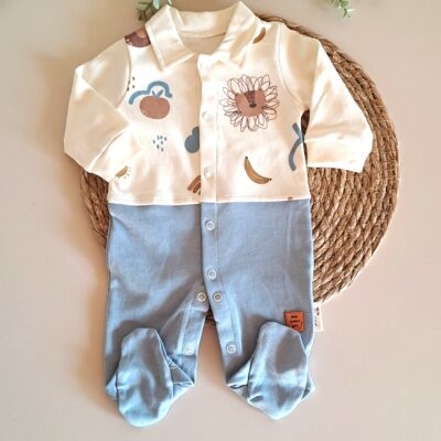 Erkek Tulum Aslan Baskılı Desenli