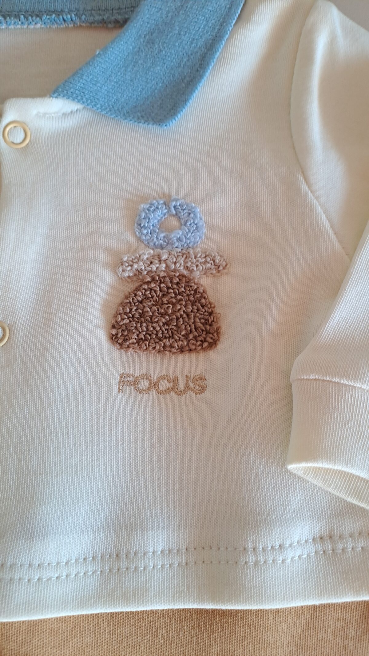 Focus Baskılı Erkek Bebe Tulum - Görsel 3