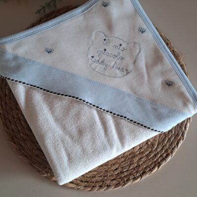 Ayıcık Kafa Modelli Nakışlı Silgi Havlu