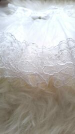 Mevlit Takım Elbisesi Eteği Güpürlü Taşlı Fiyonklu - Görsel 5