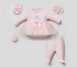 Fiyonklu Taçlı Tütü Elbiseli 5li Set - Görsel 3