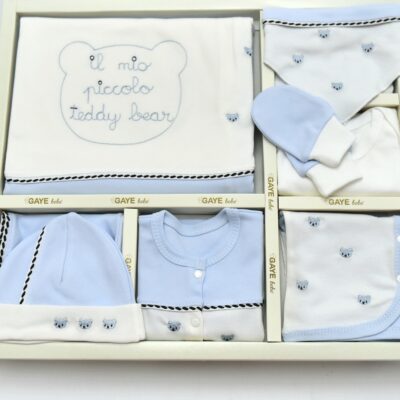 Ayıcık %100 Premium Pamuk 10lu Hastane Çıkış Seti