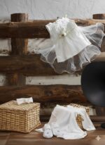 Mevlit Takım Elbisesi Volanlı Etek Gül Detaylı - Görsel 6