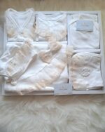 Fransız Dantelli Premium 10lu Hastane Çıkış Seti - Görsel 2