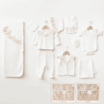 Fransız Dantelli Premium 10lu Hastane Çıkış Seti - Görsel 3