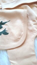 Badili Kendinden Eldivenli Yeşil Yapraklı 5li Zıbın Seti - Görsel 3