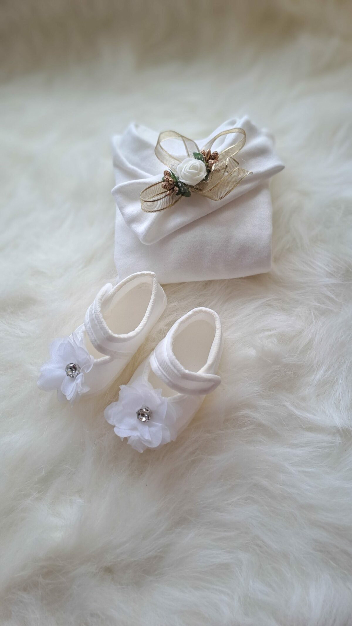 Mevlit Takım Elbisesi Volanlı Etek Gül Detaylı - Görsel 5