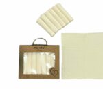 Krem Ağız Mendili Kraft Kutuda 7li