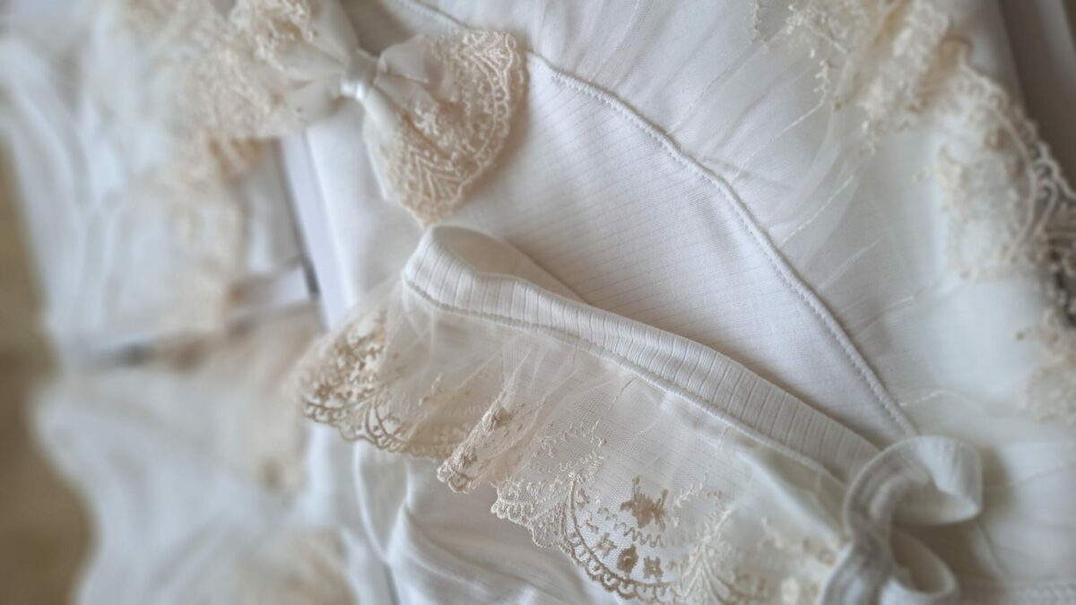 Fransız Dantelli Premium 10lu Hastane Çıkış Seti - Görsel 5