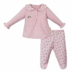 Kız Bebek Çiçekli 2li Takım