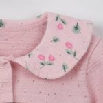 Kız Bebek Çiçekli 2li Takım - Görsel 3