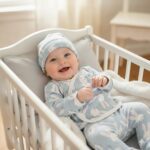 Kız Bebek Tavşan Baskılı Kruvaze 3lü Takım - Görsel 4