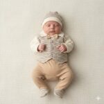 Önden Düğmeli Papyonlu Yelekli 5li Set - Görsel 3