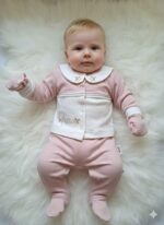 Free Yazılı Çiçek Nakışlı Bebe Yaka 5li Set - Görsel 2