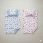 Yastıklı Fil Desenli Müslin Alt Açma Takımı