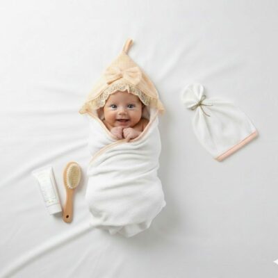 Keseli Silgi Havlu Waffle Kumaş Fisto ve Fiyonk Detaylı