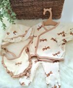 Kız Bebek Kelebekli 4lü Takım - Görsel 2