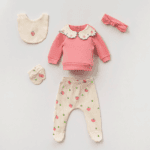 Çilek Yaka Detaylı Saç Bantlı 5li Set - Görsel 3