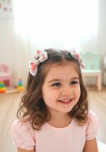 Beyaz Çiçekli Toka 2'li Set - Görsel 2