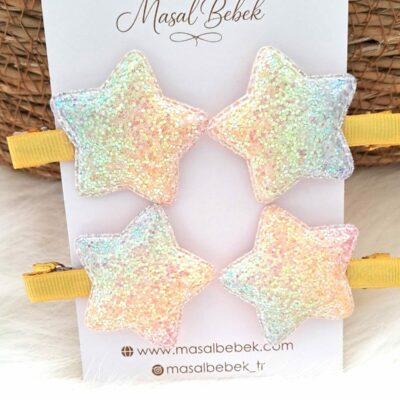 Yıldız Işıltılı Toka 2'li Set