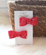 Yıldızlı Fuşya Toka 2'li Set