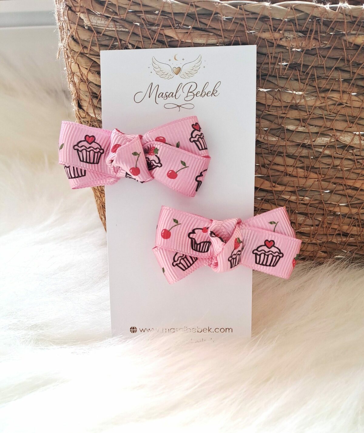 Muffin Toka Pembe 2'li Set - Görsel 1