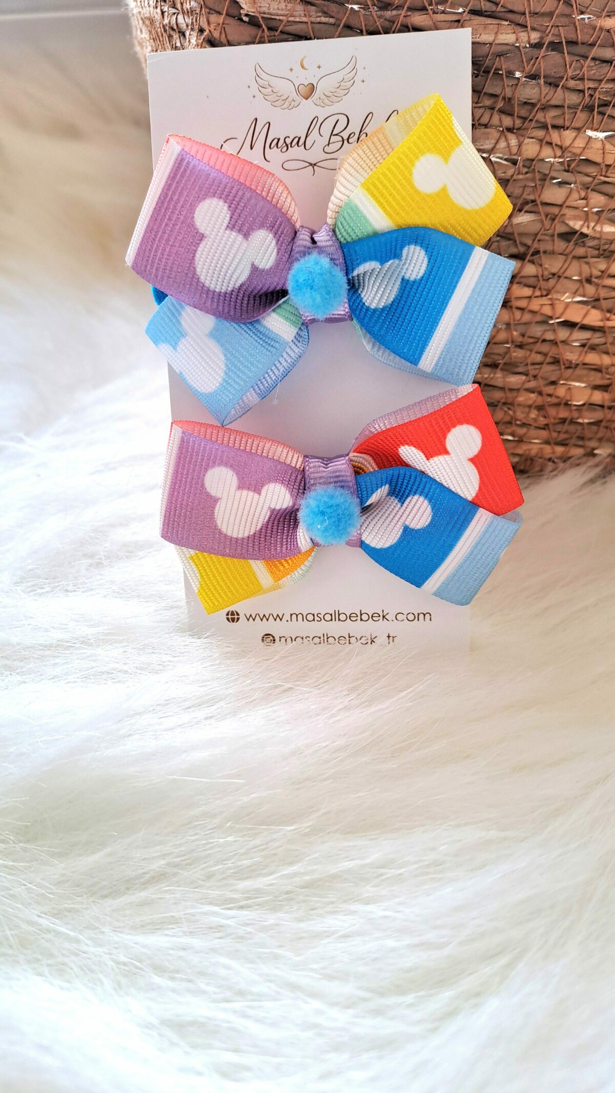 Mavi Mouse Model Lastik Toka - Görsel 2