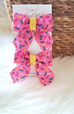 Pembe Şekerli Lastik Toka - Görsel 2