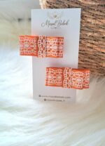 Turuncu Dantel Model 2li Klips Toka - Görsel 2