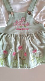 Çiçek Nakışlı Nakışlı Keten Jile - Görsel 4