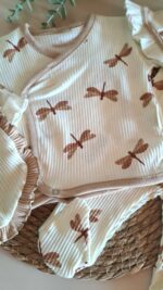 Kız Bebek Kelebekli 5li Takım - Görsel 3